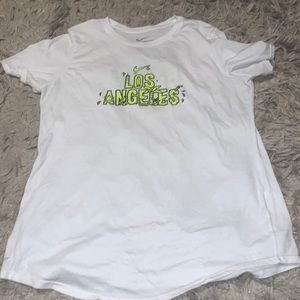 Nike Dry Are We Running Today Los Angeles QS Women 's T-Shirt